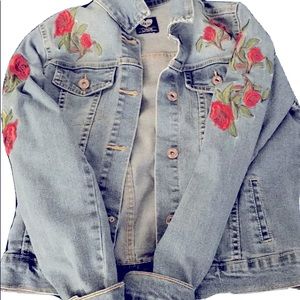 Rose jean Jacket